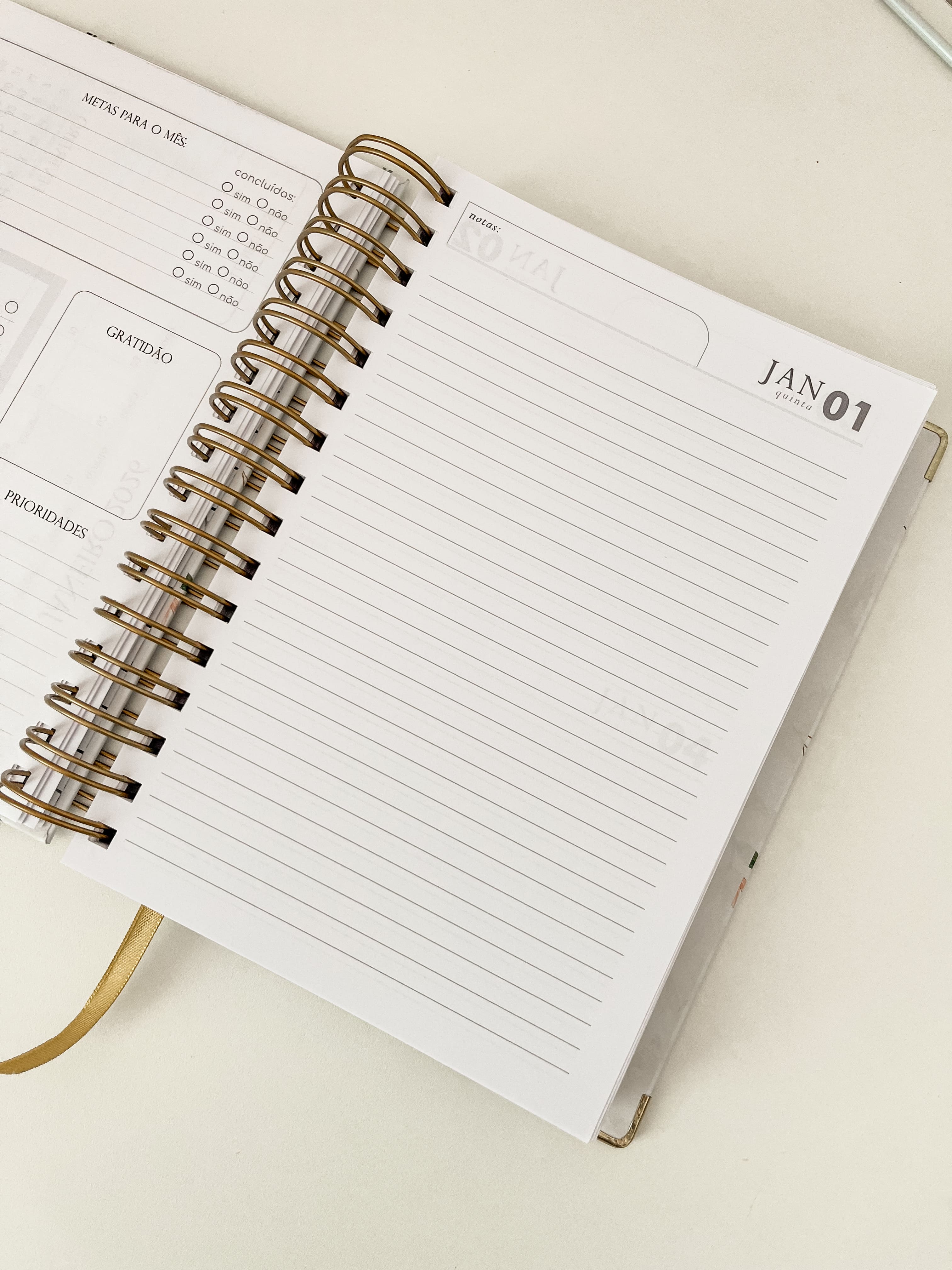 1 dia por página SEM horários